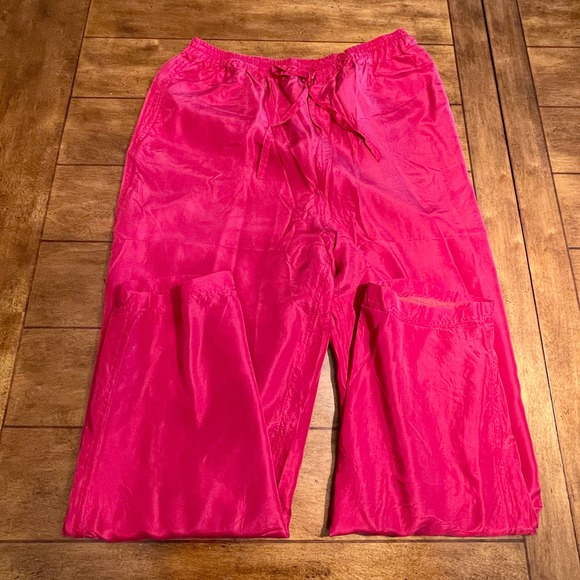 Diana D'or 100% Silk Sz Large 2-Piece Set Vintage 80s/90s NWT Zip Front S1026-01 - Picture 4 of 10